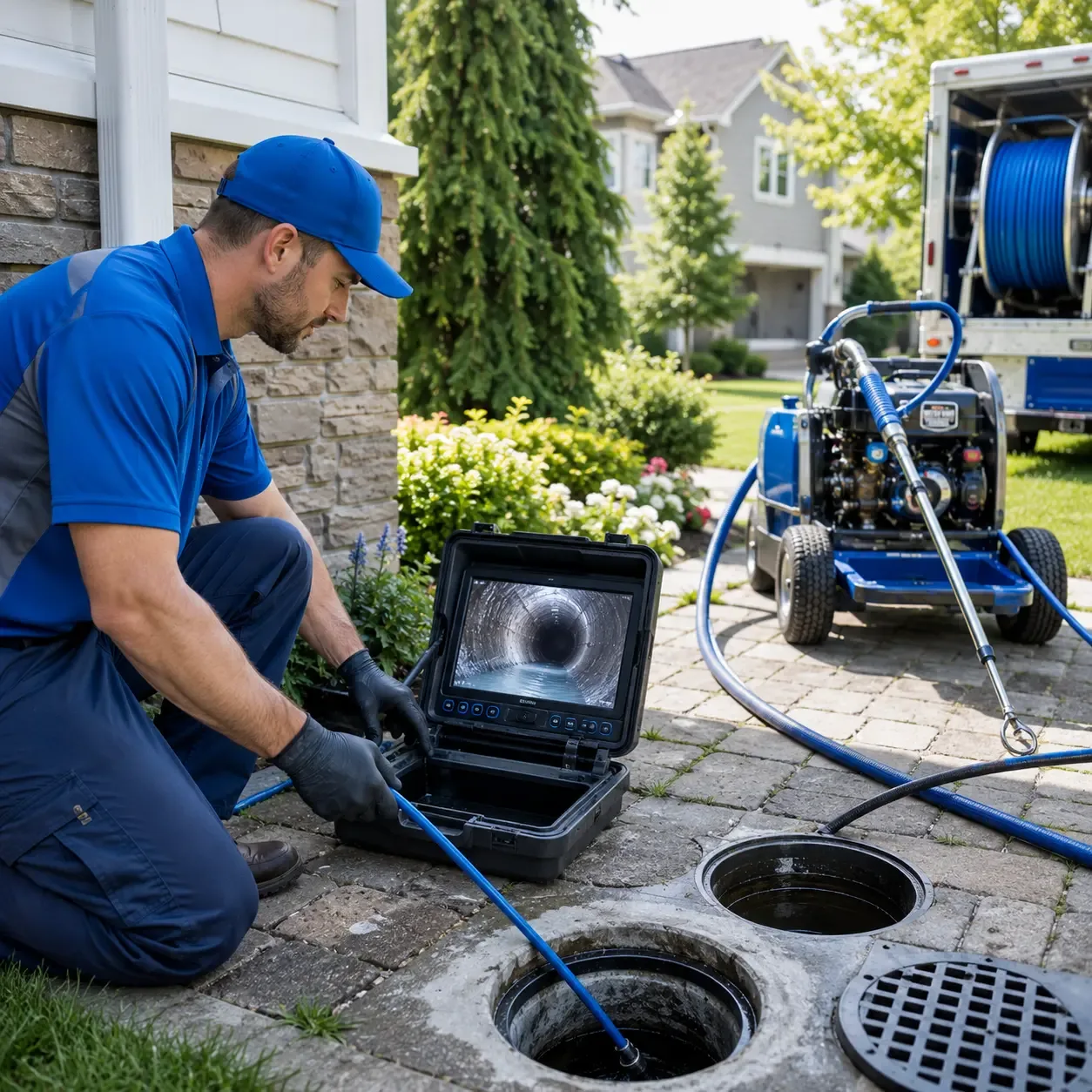 Outdoor drain cleaning professionals serving Narvon, PA