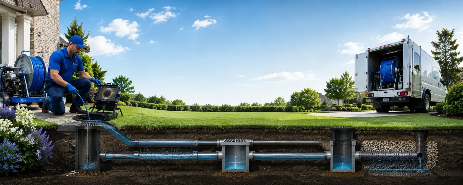 Outdoor drain cleaning information for Narvon, PA
